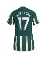 Manchester United Alejandro Garnacho #17 Venkovní Dres pro Dámské 2023-24 Krátký Rukáv